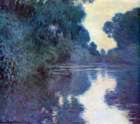 Claude Monet - Seine Bend in Giverny