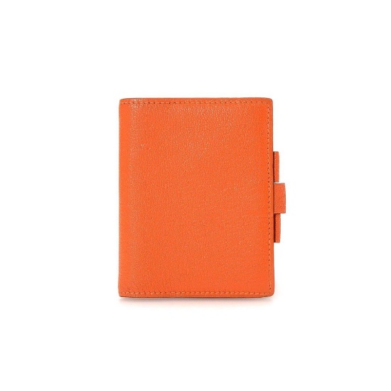 Hermes Orange Agenda Cover Wallet