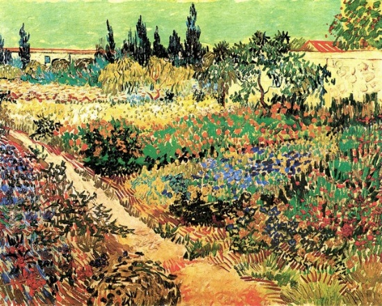 Van Gogh - Flowering Garden With Path