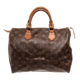 Louis Vuitton Brown Speedy 30cm Satchel Bag