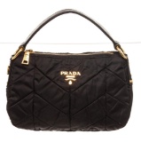 Prada Black Quilted Handbag