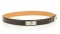 Hermes Brown Collier De Chien Belt