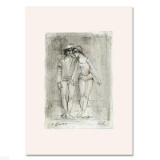 Two Dancers by Hibel (1917-2014)