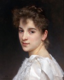 William Bouguereau  - Portrait of Gabrielle Cot