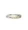 0.33 ctw Round Brilliant Yellow Sapphires Ring - 18KT White Gold