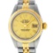Rolex Ladies 2 Tone Champagne Index Datejust Wristwatch