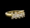 14KT Yellow Gold 1.28 ctw Diamond Ring