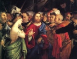 Lorenzo Lotto - Christ and the Adulteress