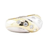 0.50 ctw Diamond Ring - 14KT Yellow And White Gold