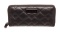 Marc By Marc Jacobs Black Quilted Leather Long Zippy Wallet
