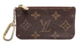 Louis Vuitton Brown Monogram Canvas Pochette Cles Wallet