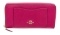 Coach Pink Leather Long Zippy Wallet