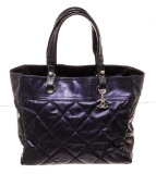 Chanel Purple Biarittz Tote Bag