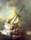 Rembrandt - Christ in the Storm on the Lake of Galilea