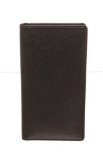 Louis Vuitton Black Leather Long Card Wallet