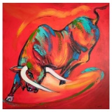 Coloured Bull by Gockel, Alfred Alexander