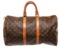 Louis Vuitton Brown Monogram Keepall 45cm Travel Bag