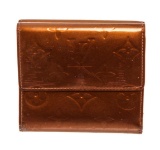 Louis Vuitton Brown Monogram Vernis Leather Elise Sarah Wallet
