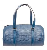 Louis Vuitton Blue Soufflot Shoulder Bag