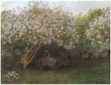 Claude Monet - Repos Sous Les Lilas 1872