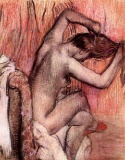 Edgar Degas - Sitting And Brushing