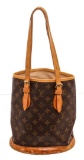 Louis Vuitton Brown Monogram Petit Bucket Bag
