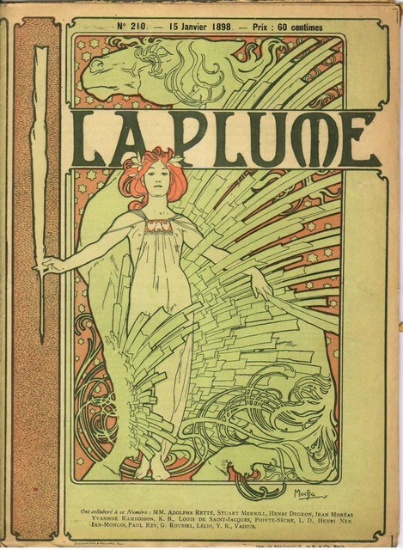 Alphonse Mucha - La Plume