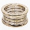 Bvlgari 18K White Gold B.zero1 Triple Ring 48