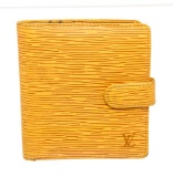 Louis Vuitton Yellow Epi Leather Bifold Wallet