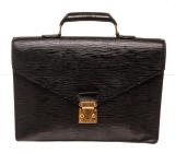 Louis Vuitton Black Epi Leather Briefcase