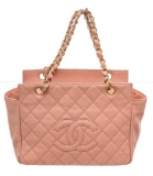 Chanel Orange Leather Shoulder Bag