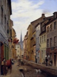 Eduard Gaertner - Street Scene