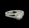 1.08 ctw Diamond Ring - 14KT White Gold