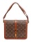 Louis Vuitton Brown Monogram Vintage Flap Crossbody Bag