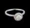 1.15 ctw Diamond Ring - 14KT White Gold