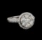 14KT White Gold 1.35 ctw Diamond Ring