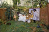 William Merritt Chase - Open Air Breakfast