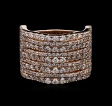 2.36 ctw Diamond Ring - 14KT Rose Gold