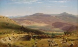 Worthington Whittredge - The Amphitheatre of Albano Mountains