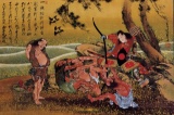 Hokusai - Tametomo and the Demons