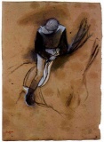 Edgar Degas - Jockey Forward Flexed Standing In The Saddle