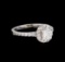 1.06 ctw Diamond Ring - 14KT White Gold