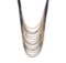 Leather Cord Necklace - Gold Plated