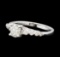 1.12 ctw Diamond Ring - 14KT White Gold