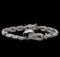 1.65 ctw Diamond Bracelet - 14KT White Gold