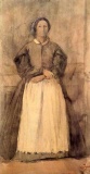 Edgar Degas - Portrait Of Rosa Adelaida Morbilli