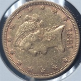 1881 $10 Liberty Head Gold Eagle Coin XF