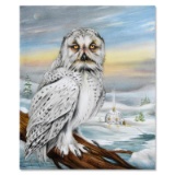 Igloo and Arctic Snow Owl by Katon Original