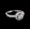 1.10 ctw Diamond Ring - 14KT White Gold