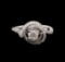 1.35 ctw Diamond Ring - 14KT White Gold